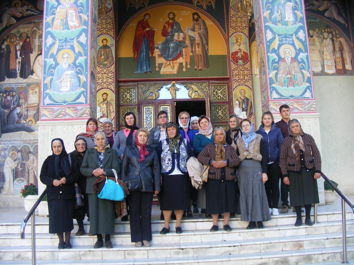 La Seminarul de la Mănăstirea Neamţ.