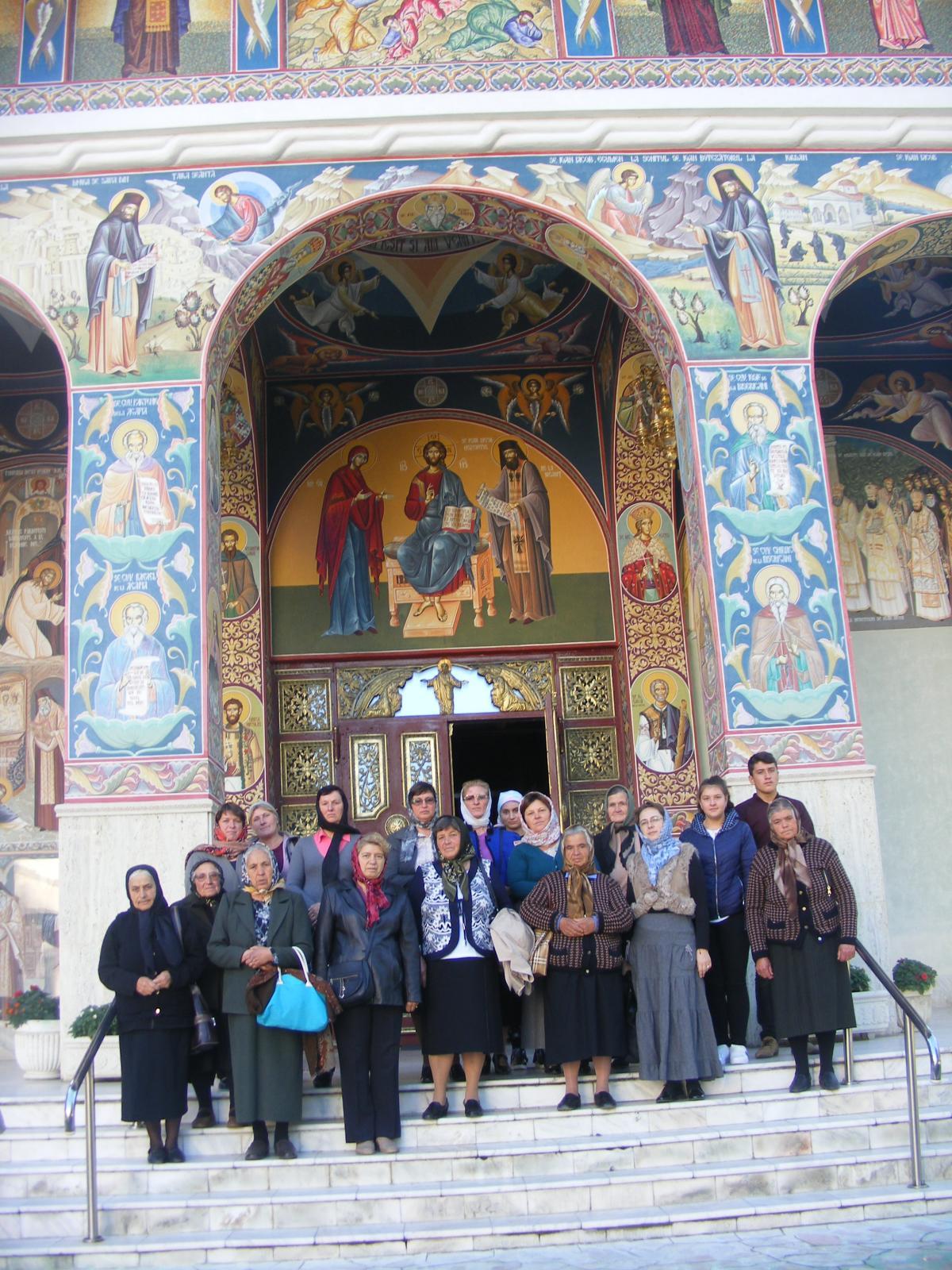 La Seminarul de la Mănăstirea Neamţ.